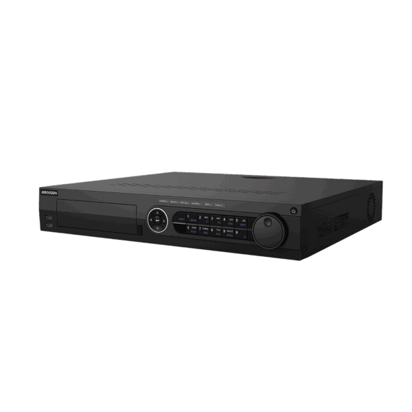 Grabador DVR 5en1 32CH 5MP Lite1080p + 16CH IP 6MP 1.5U Acusense 4xHDD E/S Audio Alarma 16/4 Hikvision