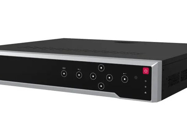 Grabador IP NVR 8K 64CH 400Mbps 2HDMI VGA VCA 4xHDD E/S Audio Alarma 16/9 Hikvision