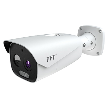 Cámara Bullet térmica IP 5MP 19mm 12mm Audio Altavoz Alarma MicroSD WDR120 IR100 TVT