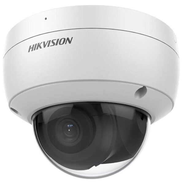 Cámara Domo IP 8MP 2.8mm AcuSense WDR120 IP67 IK10 IR30 MIC Hikvision