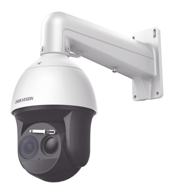 Cámara Domo PTZ IP biespectro Térmico-óptico 384×288 9mm 4MP 50mm 6-240mm 40x IR200 Análisis comportamiento Prevención/Detección incendios Audio Alarma