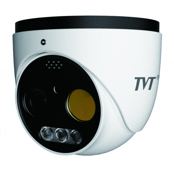 Cámara térmica Dual Turret IP Lente térmico de 3.2mm y Lente Óptico de 4mm