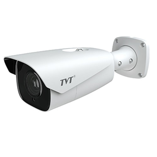 Cámara Tubular IP 2MP LPR (Lectura matrículas) IR 100m WDR120 Motorizada 7-22mm E/S Alarma y Audio TVT