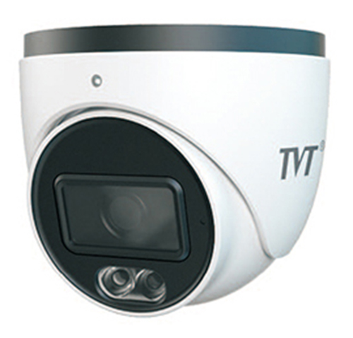 Cámara Turret 4en1 2MP Iluminación dual IR Luz blanca MIC IP67