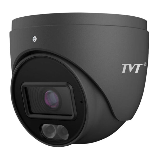 Cámara Turret IP 2MP 2,8mm IP67 Iluminación dual 30m. Audio MIC P2P GREY