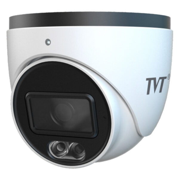 Cámara Turret IP 8MP 2.8mm Iluminación Dual 30m IP67 Audio